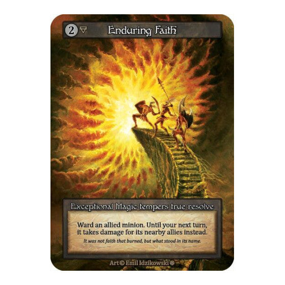 Enduring Faith (GT) Exceptional (Lightly Played) Gothic Sorcery: Contested Realm: 2025