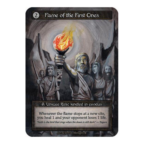 Flame of the First Ones (GT) Unique (Lightly Played) Gothic Sorcery: Contested Realm: 2025