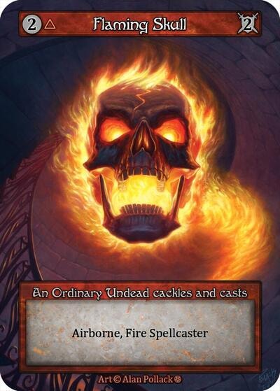 Flaming Skull (GT) Ordinary (Lightly Played) Gothic Sorcery: Contested Realm: 2025