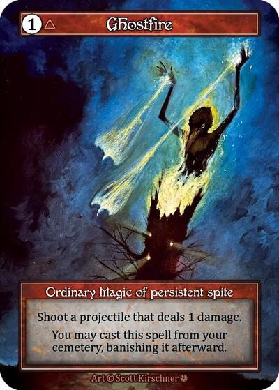 Ghostfire (Foil) (GT) Ordinary (Foil Near Mint) Gothic Sorcery: Contested Realm: 2025