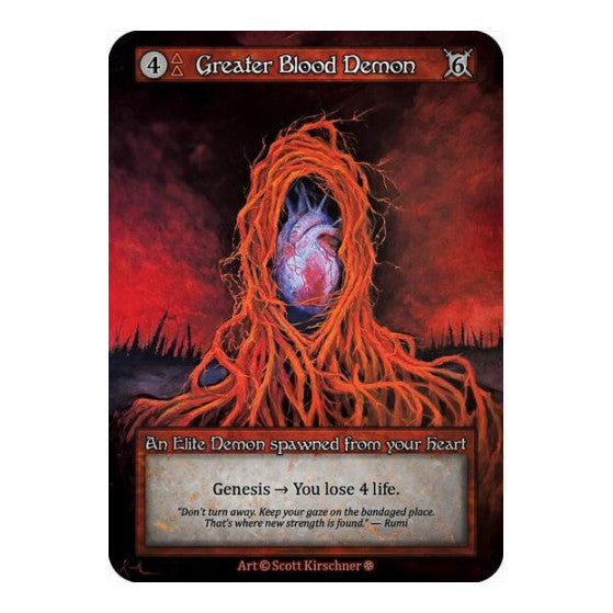 Greater Blood Demon (GT) Elite (Lightly Played) Gothic Sorcery: Contested Realm: 2025