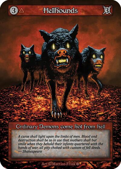 Hellhounds (GT) Ordinary (Near Mint) Gothic Sorcery Contested Realm: 2025