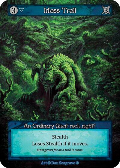 Moss Troll (GT) Ordinary (Near Mint) Gothic Sorcery Contested Realm: 2025