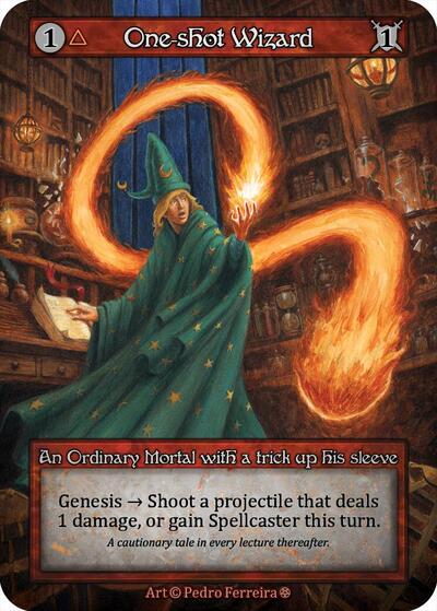 One shot Wizard (GT) Ordinary (Near Mint) Gothic Sorcery Contested Realm: 2025