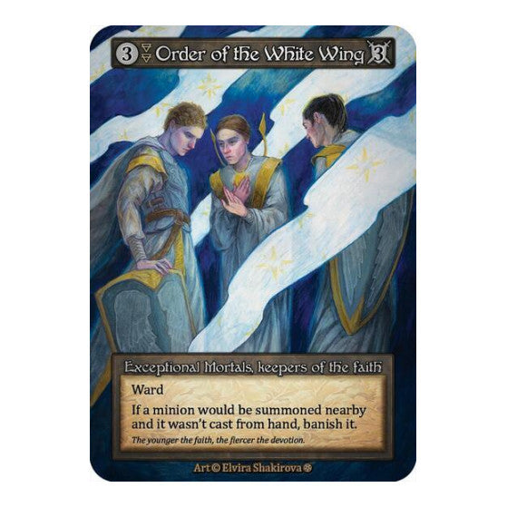 Order of the White Wing (GT) Exceptional (Lightly Played) Gothic Sorcery: Contested Realm: 2025