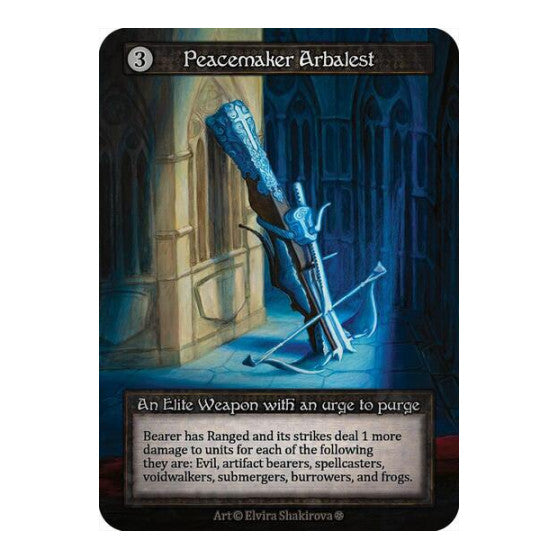 Peacemaker Arbalest (GT) Elite (Lightly Played) Gothic Sorcery: Contested Realm: 2025