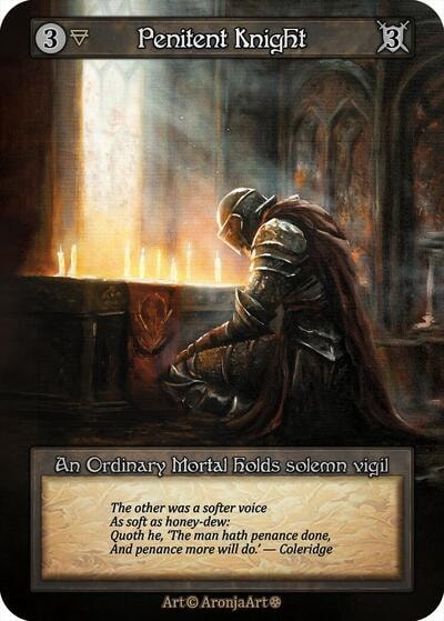Penitent Knight (GT) Ordinary (Lightly Played) Gothic Sorcery: Contested Realm: 2025