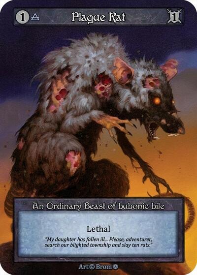 Plague Rat (GT) Ordinary (Lightly Played) Gothic Sorcery: Contested Realm: 2025
