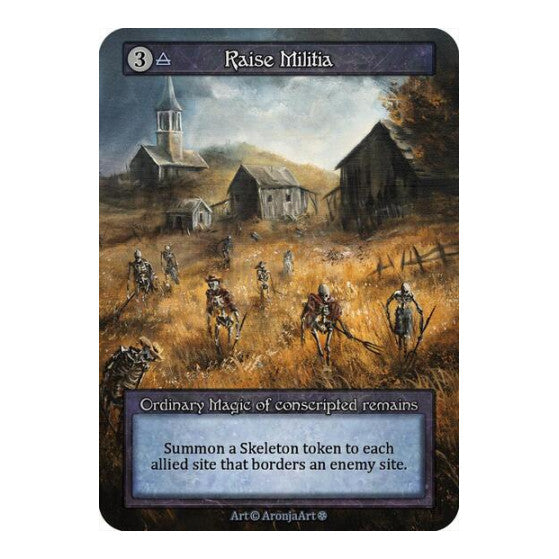 Raise Militia (GT) Ordinary (Lightly Played) Gothic Sorcery: Contested Realm: 2025