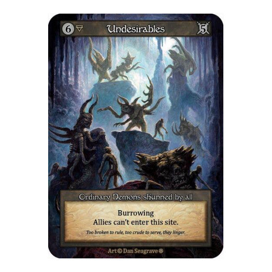 Undesirables (GT) Ordinary (Lightly Played) Gothic Sorcery: Contested Realm: 2025