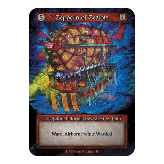 Zeppelin of Zealots (GT) Exceptional (Lightly Played) Gothic Sorcery: Contested Realm: 2025