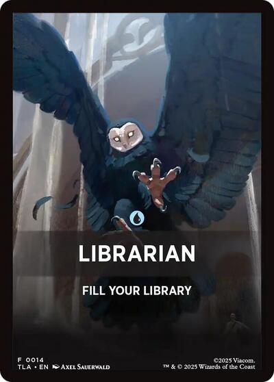 Librarian Theme Card (TLA) #14 T (Near Mint) Avatar: The Last Airbender Magic: The Gathering: 2025