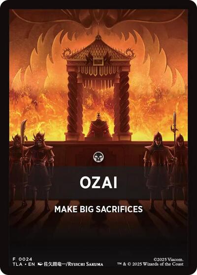 Ozai Theme Card (TLA) #24 T (Near Mint) Avatar: The Last Airbender Magic: The Gathering: 2025