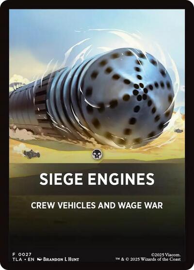 Siege Engines Theme Card (TLA) #27 T (Near Mint) Avatar: The Last Airbender Magic: The Gathering: 2025