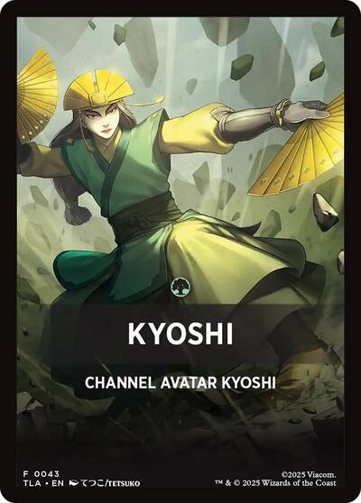 Kyoshi Theme Card (TLA) #43 T (Near Mint) Avatar: The Last Airbender Magic: The Gathering: 2025