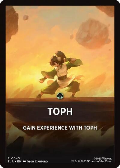 Toph Theme Card (TLA) #45 T (Near Mint) Avatar: The Last Airbender Magic: The Gathering: 2025