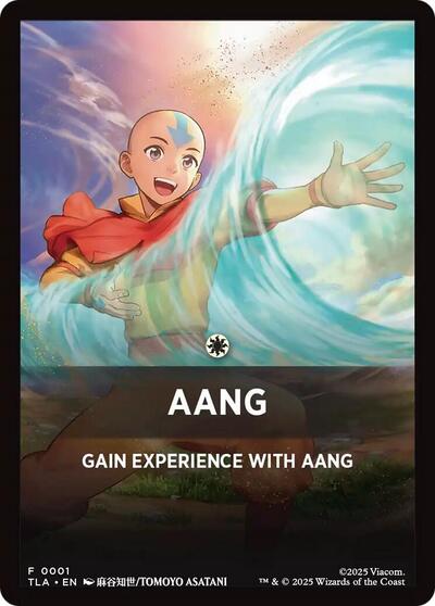 Aang Theme Card (TLA) #1 T (Near Mint) Avatar: The Last Airbender Magic: The Gathering: 2025