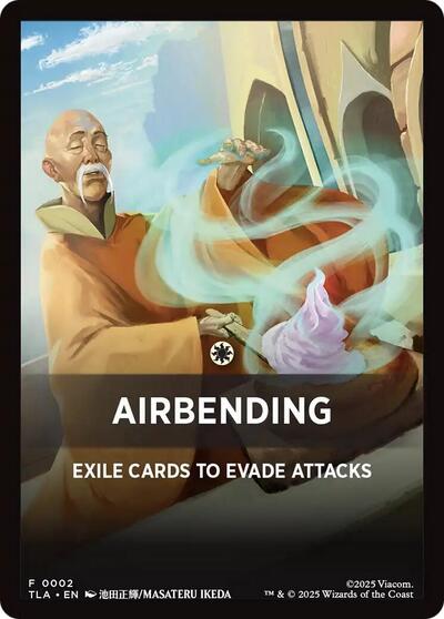 Airbending Theme Card (TLA) #2 T (Near Mint) Avatar: The Last Airbender Magic: The Gathering: 2025