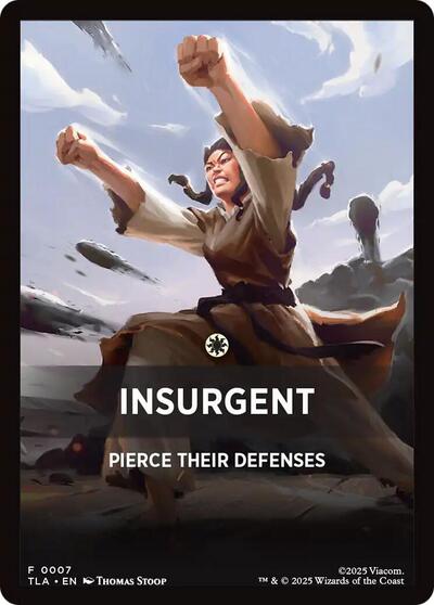 Insurgent Theme Card (TLA) #7 T (Near Mint) Avatar: The Last Airbender Magic: The Gathering: 2025