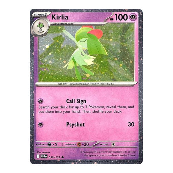 Kirlia (Cosmos Holo) (MCAP) #059/132 Common (Holofoil Near Mint) Miscellaneous Cards & Products Pokemon: 2026