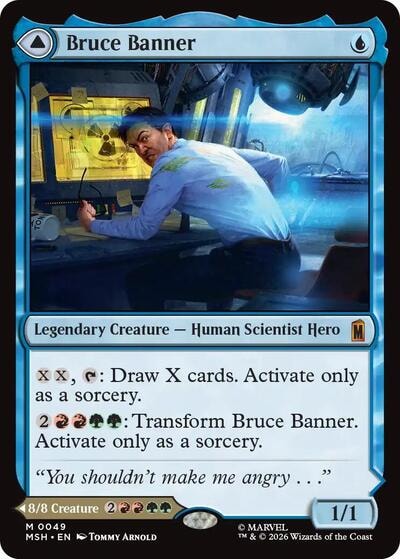 Bruce Banner (MSH) #49 Mythic Rare (Near Mint) Marvel Super Heroes Magic: The Gathering: 2026