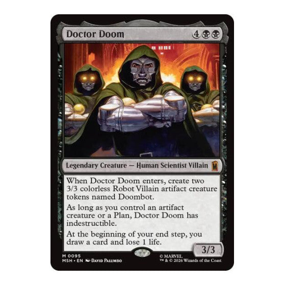 Doctor Doom (MSH) #95 Mythic Rare (Near Mint) Marvel Super Heroes Magic: The Gathering: 2026