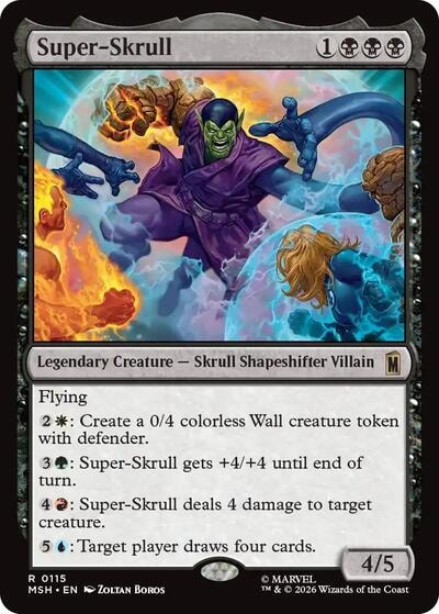 Super-Skrull (MSH) #115 Rare (Lightly Played) Marvel Super Heroes Magic: The Gathering: 2026