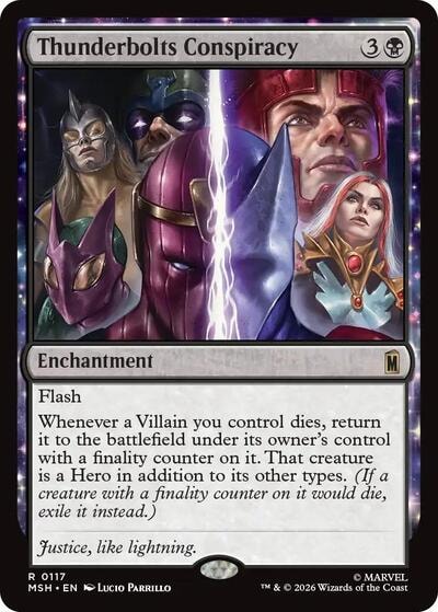 Thunderbolts Conspiracy (MSH) #117 Rare (Near Mint) Marvel Super Heroes Magic: The Gathering: 2026