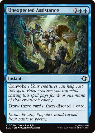 2026 Magic: Lorwyn Eclipsed (ECL) - Unexpected Assistance (#80, Common)