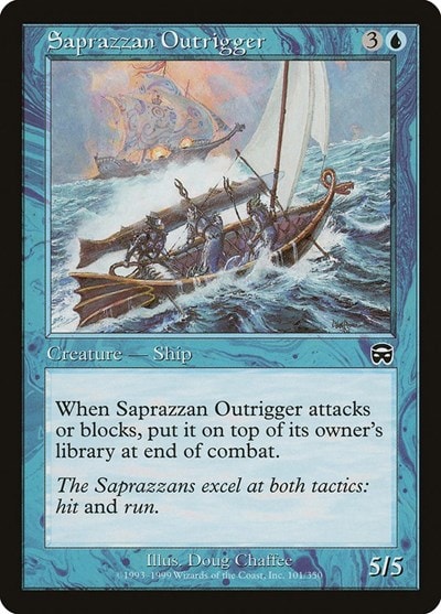 Saprazzan Outrigger (MMQ) #101 Common Mercadian Masques Magic: The Gathering: 1999