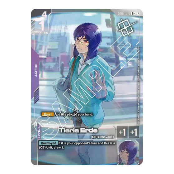 Tieria Erde (Store Tournament Winner Pack 03) (GCG-PR) #ST07-010 C+ (Holofoil Lightly Played) Gundam Promotional Cards Gundam Card Game: 2025