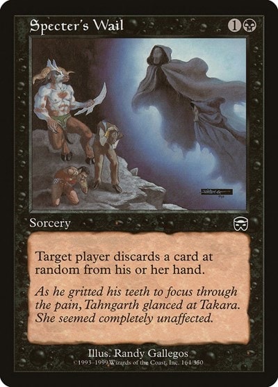 Specters Wail (MMQ) #164 Common Mercadian Masques Magic: The Gathering: 1999