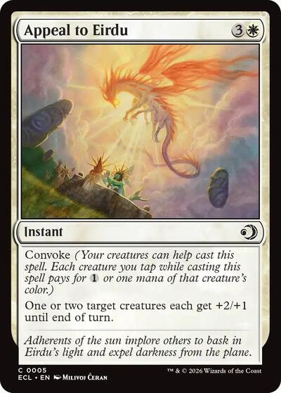 2026 Magic: Lorwyn Eclipsed (ECL) - Appeal to Eirdu (#5, Common) (Lightly Played)