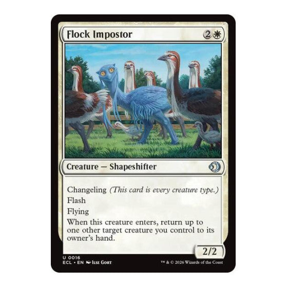 Flock Impostor (ECL) #16 Uncommon Lorwyn Eclipsed Magic: The Gathering: 2026