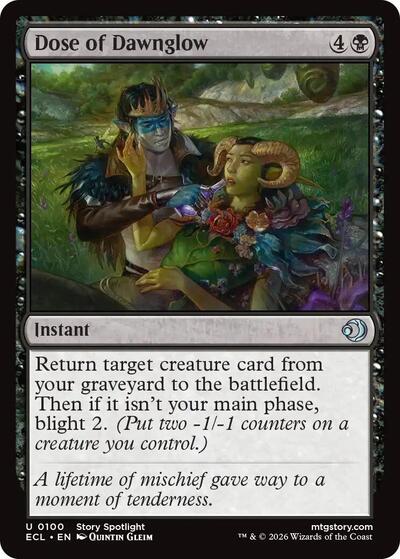 2026 Magic: Lorwyn Eclipsed (ECL) - Dose of Dawnglow (#100, Uncommon) (Lightly Played)