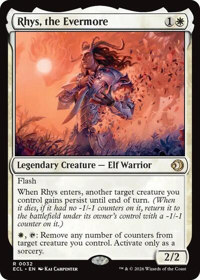Rhys the Evermore (ECL) #32 Rare Lorwyn Eclipsed Magic: The Gathering: 2026
