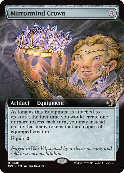 Mirrormind Crown Extended Art (ECL) #381 Rare (Near Mint) Lorwyn Eclipsed Magic: 2026