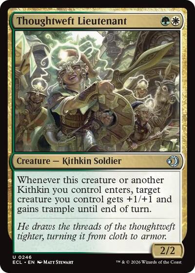 Thoughtweft Lieutenant (ECL) #246 Uncommon (Lightly Played) Lorwyn Eclipsed Magic: 2026