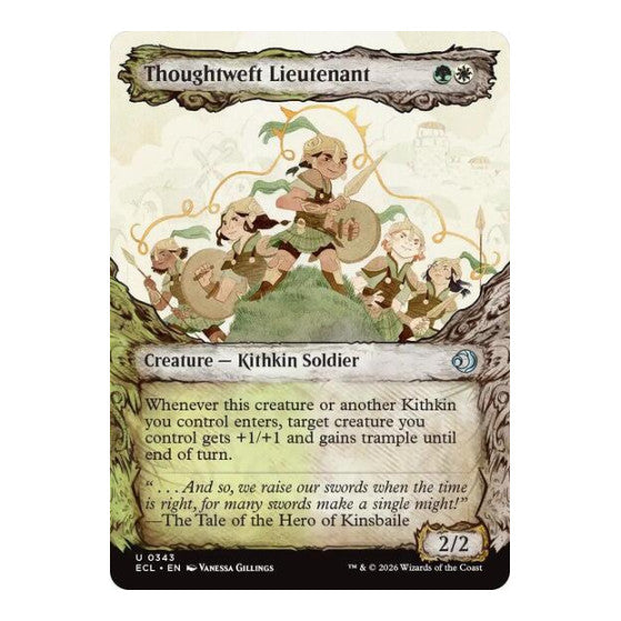 Thoughtweft Lieutenant (Showcase) (ECL) #343 Uncommon Lorwyn Eclipsed Magic: The Gathering: 2026