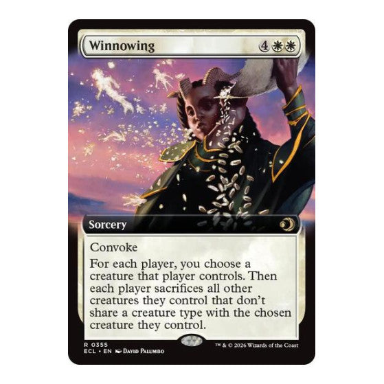 Winnowing (Extended Art) (ECL) #355 Rare (Near Mint) Lorwyn Eclipsed Magic: The Gathering: 2026