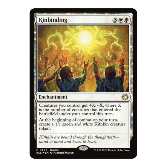 Kinbinding (UMP) #407 Promo (Foil Lightly Played) Unique and Miscellaneous Promos Magic: The Gathering: 2026