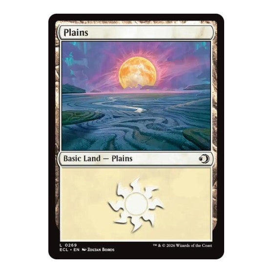 Plains (0269) (ECL) #269 Land (Foil Lightly Played) Lorwyn Eclipsed Magic: The Gathering: 2026