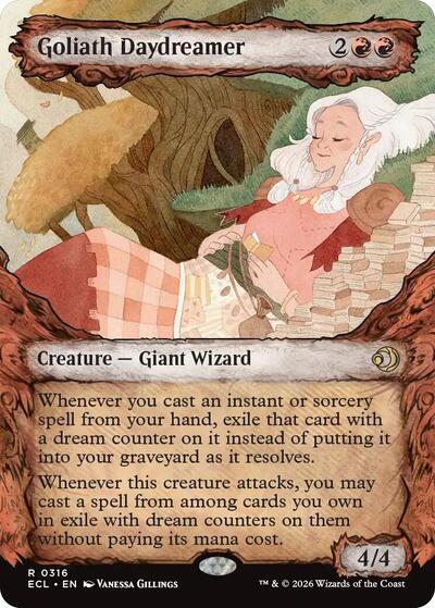 Goliath Daydreamer Showcase (ECL) #316 Rare (Lightly Played) Lorwyn Eclipsed Magic: 2026