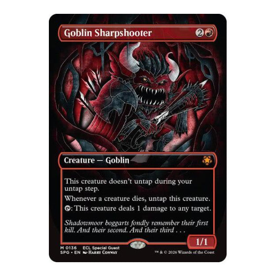 Goblin Sharpshooter (Borderless) (SPG) #136 Mythic Rare (Near Mint) Special Guests Magic: The Gathering: 2026