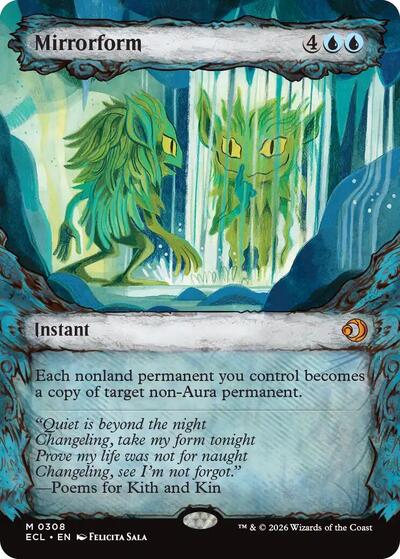 Mirrorform Showcase (ECL) #308 Mythic Rare (Near Mint) Lorwyn Eclipsed Magic: The Gathering: 2026