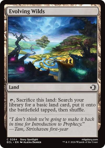 2026 Magic: Lorwyn Eclipsed (ECL) - Evolving Wilds (#264, Common) (Lightly Played)