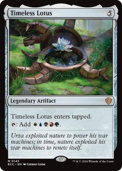 Timeless Lotus (ECC) #143 Mythic Rare (Near Mint) Commander: Lorwyn Eclipsed Magic: 2026