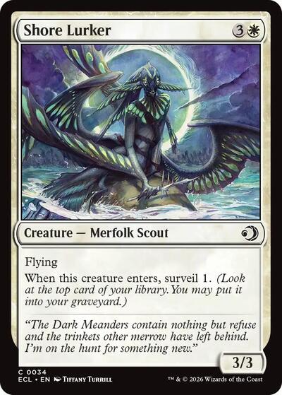 2026 Magic: Lorwyn Eclipsed (ECL) - Shore Lurker (#34, Common) (Lightly Played)