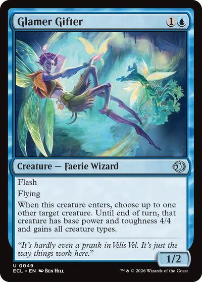 Glamer Gifter (ECL) #49 Uncommon (Lightly Played) Lorwyn Eclipsed Magic: 2026