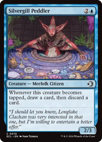2026 Magic: Lorwyn Eclipsed (ECL) - Silvergill Peddler (#70, Common) (Lightly Played)